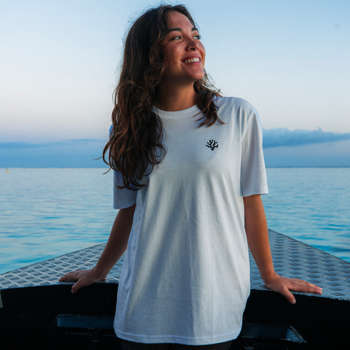REEF UP TEE - WHITE