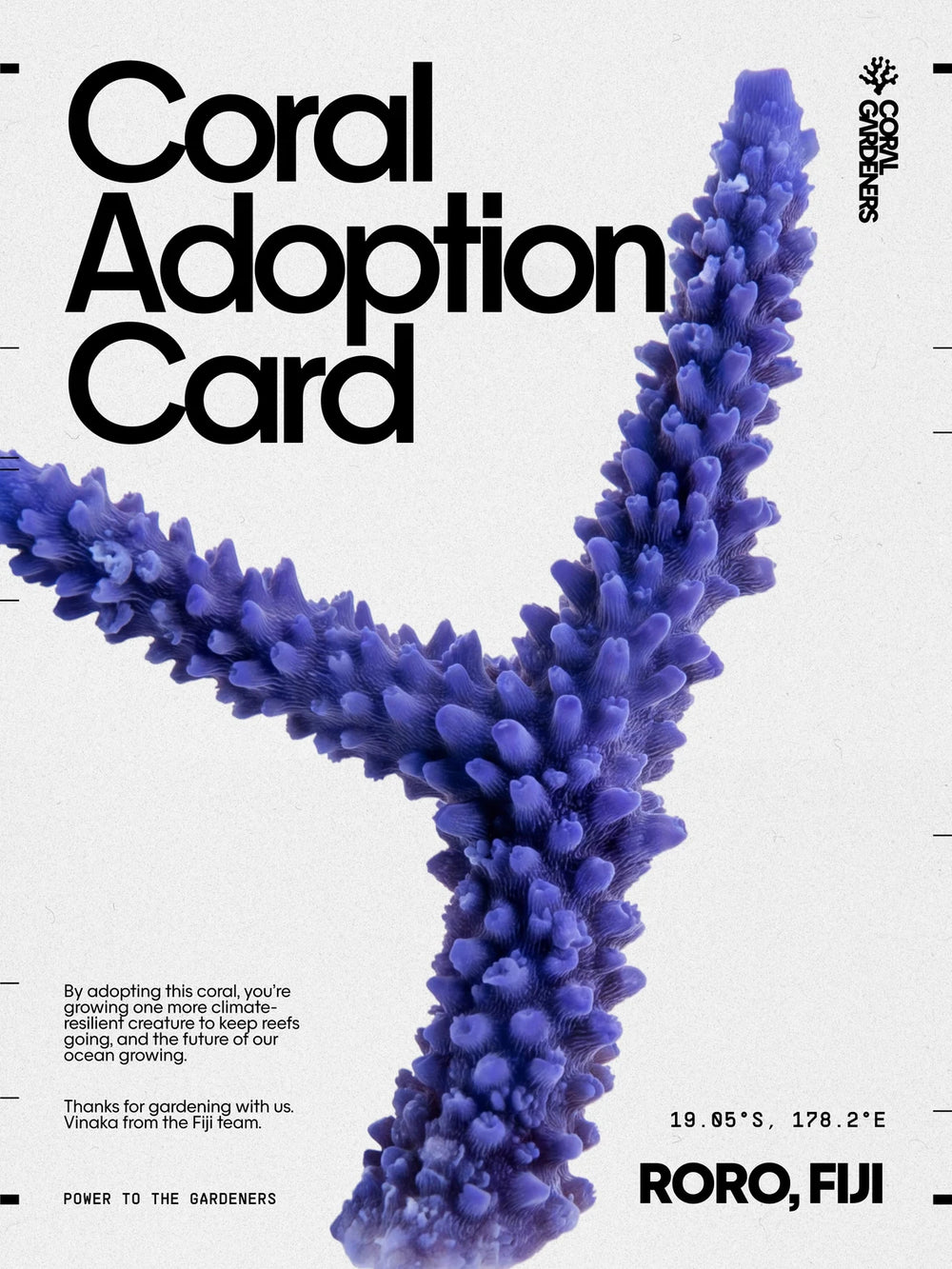 ADOPT A CORAL